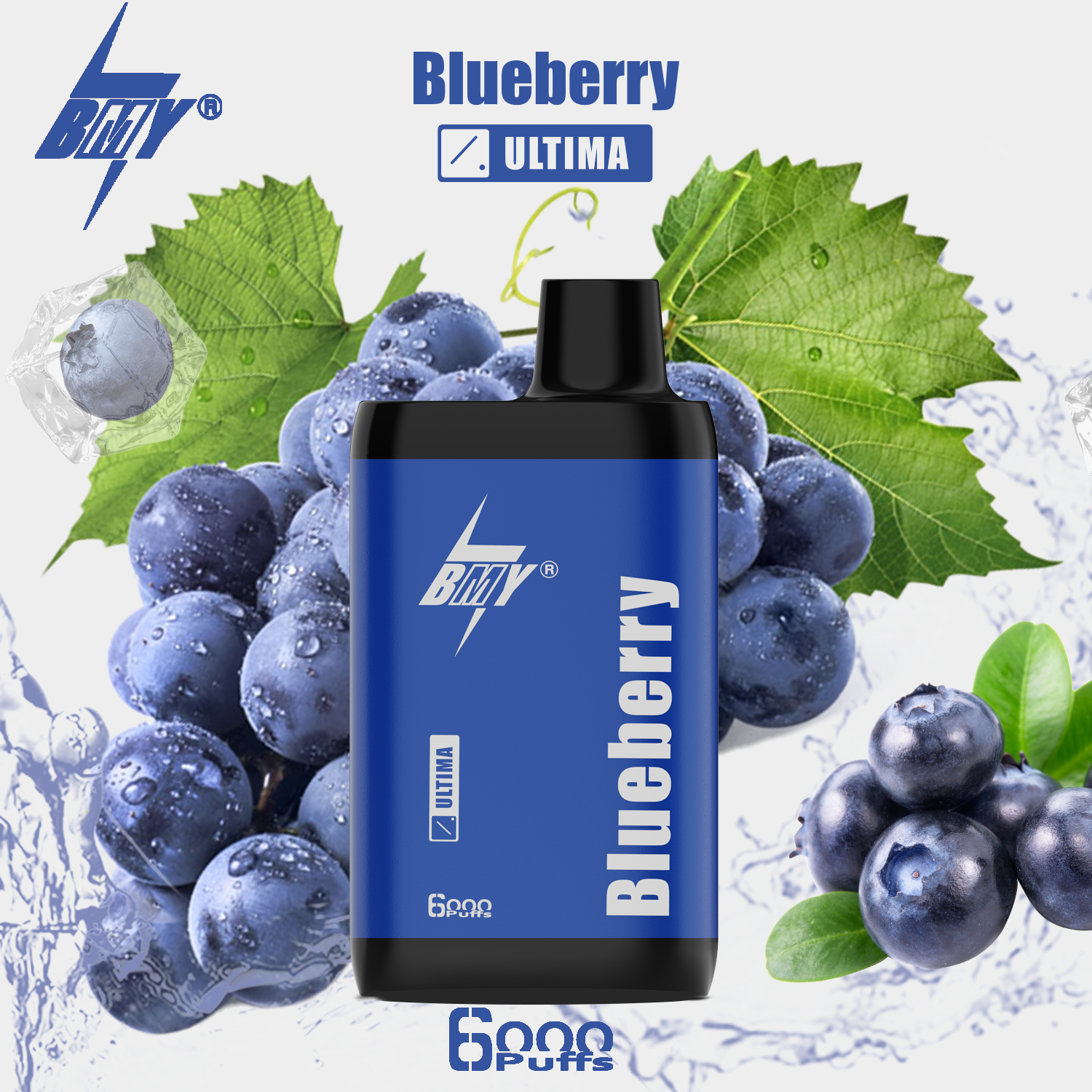 BMY-Ultima 6000 inhalaciones Vape desechable recargable