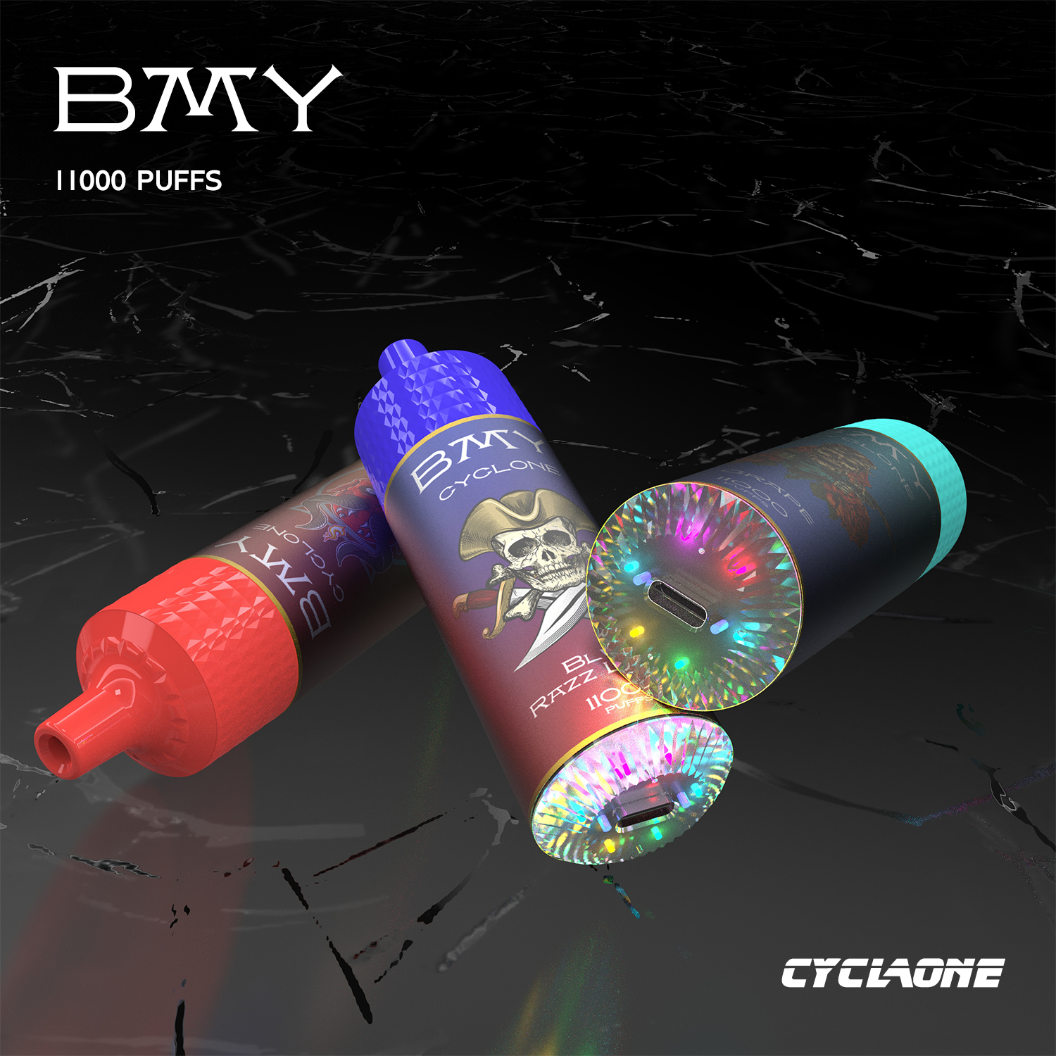 BMY- Vape desechable recargable Tornado 11000 