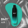 BMY AIR Pen Style OEM ODM E Cigarrillo desechable ofrece 6000 inhalaciones con precio al por mayor Dispositivo de vapeo 15 sabores populares en stock Disfrute